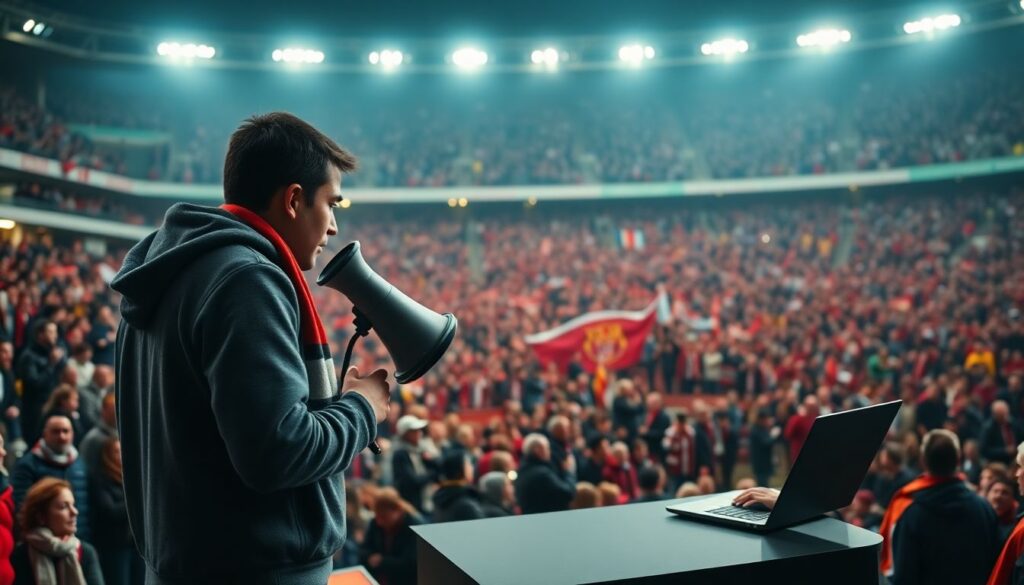 Фанатские ритуалы перед матчем и во время игры - иллюстрация