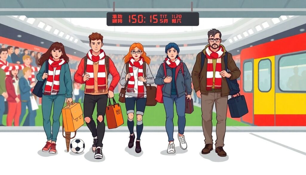 Фанатская жизнь: путешествия на выездные матчи - иллюстрация