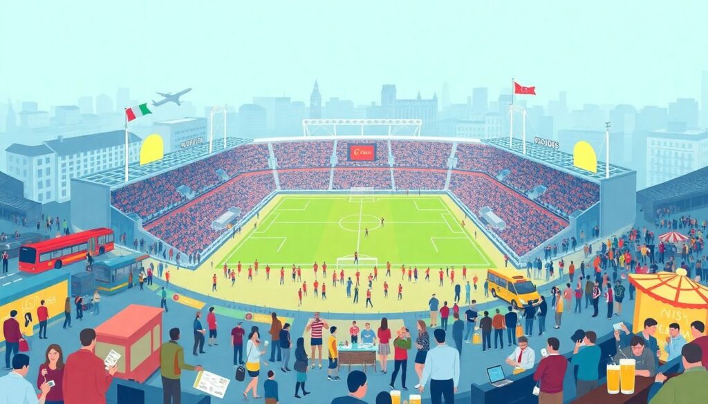 Фанатская жизнь: путешествия на выездные матчи - иллюстрация