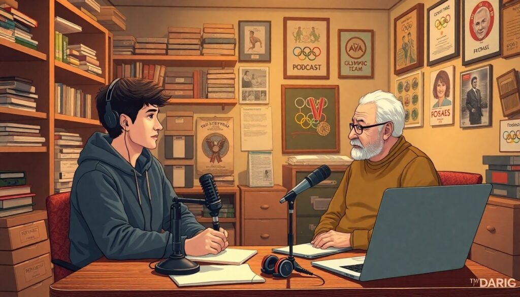 Интервью с олимпийскими чемпионами и ветеранами команды - иллюстрация