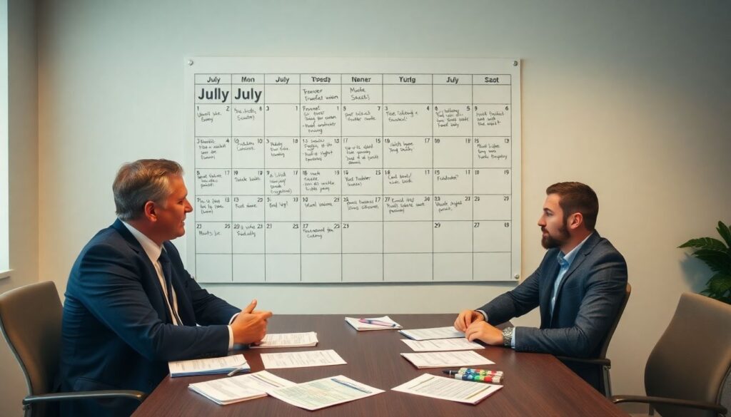 Интервью с менеджментом по работе с скаутами - иллюстрация