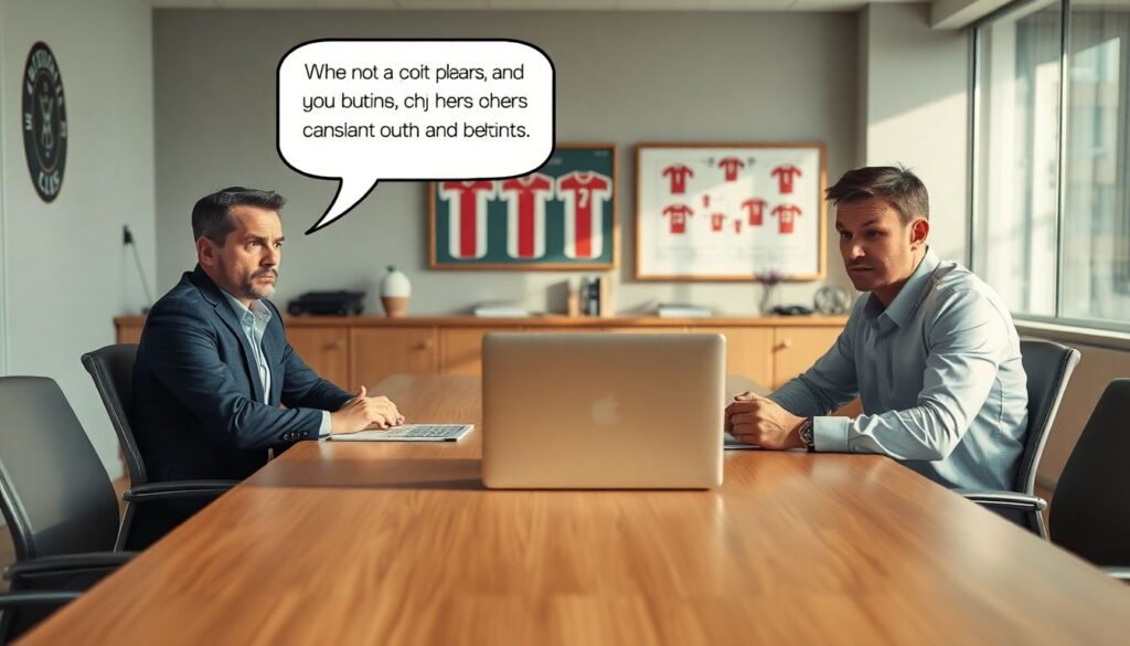 Интервью с менеджментом по работе с скаутами - иллюстрация