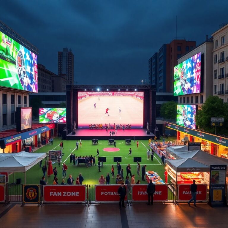 Фанатские фанзоны и их статус на матчах в современном футболе