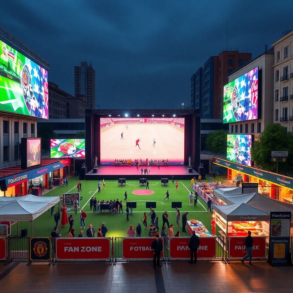 Фанатские фанзоны и их статус на матчах в современном футболе