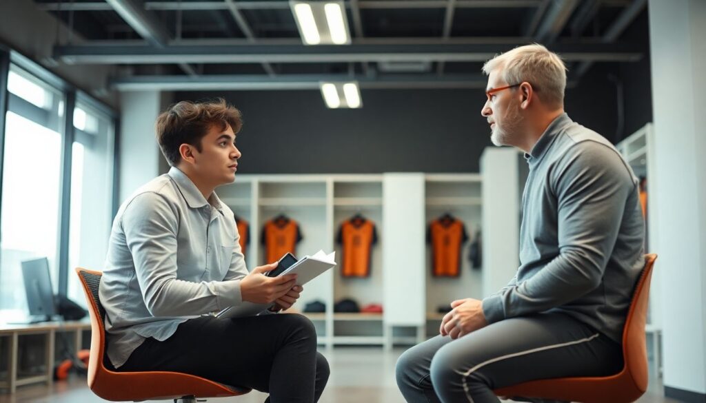Интервью с тренером по молодёжной академии - иллюстрация
