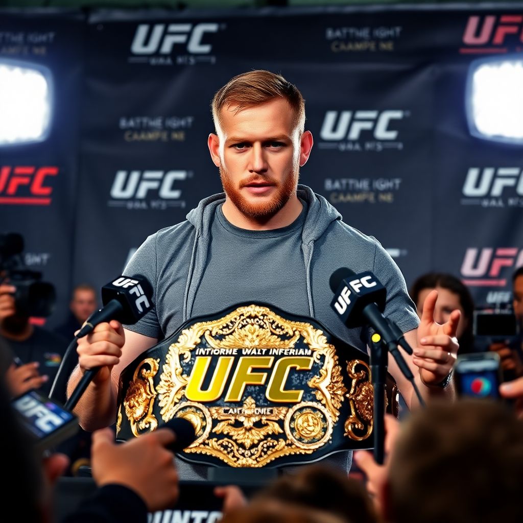 Аспиналл: временный пояс Ufc ничем не уступает полноценному титулу чемпиона