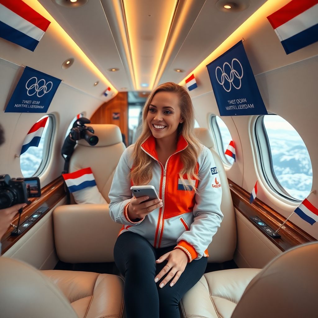 Скандал вокруг Ютты Леердам: частный самолёт перед Олимпиадой‑2026