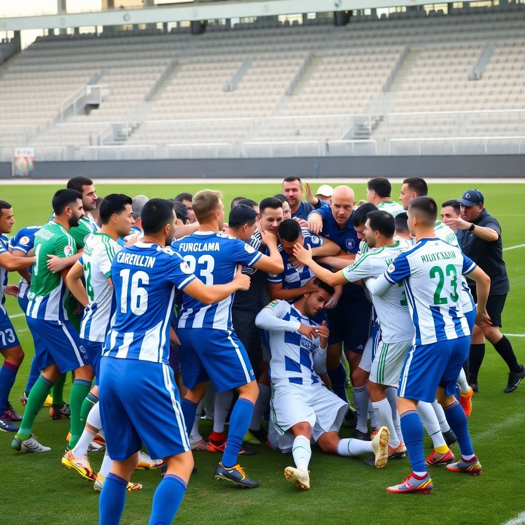 Тренер «КАМАЗа» прокомментировал массовую потасовку в матче с «Крыльями Советов»